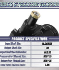 Complete Power Steering Gear Box Assembly Fits Chevy C10 C20 C30 And Gmc R2500 Jimmy R3500 1980 1991 OE 7846958 specifications image