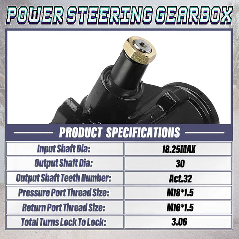 Complete Power Steering Gear Box Assembly Fits Chevy C10 C20 C30 And Gmc R2500 Jimmy R3500 1980 1991 OE 7846958 specifications image