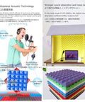 Top Tier Portable Soundproof Booth Desktop Vocal Shield High Density Acoustic Foam Panels inside home studio setup.