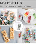 Clear Self Sealing Cellophane Money Bags Pack Of 100 For Currency Cash, Gift Wrap, Candy, Cookies, Popsicles, and Cake Money Box