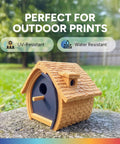 Birdhouse printed using ASA 3D Printer Filament 1.75mm, 1 Kg Spool, Outdoor Ready Anti UV Weather Resistant Black for Functional Parts