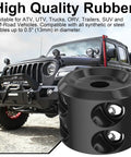 Bfxm Rubber Winch Cable Stopper With Allen Wrench For Cable Protection Reduce Damage To Bumper During Winch Operations High Quality Safety Gear Accessory close-up on high-quality rubber design.