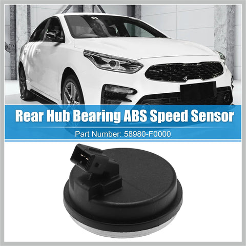 Rear Hub Bearing ABS Speed Sensor Cap Black For Hyundai Veloster Elantra GT And Kia Forte OE 58980F0000