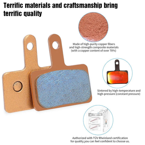 Bulk 25 Pairs Sintered Metal Disc Brake Pads For Ebikes With Installation Tools High Temp Resistant And Long Lasting Grip