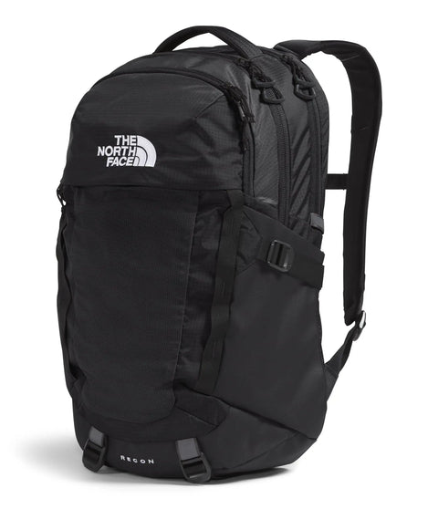 Recon Everyday Laptop Backpack For Work And School with dual water bottle pockets and durable cushioned back panel.