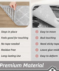 Non Slip Stair Treads For Wooden Steps Non Slip Carpet Runners 28 Inch By 9 Inch Grey Machine Washable Soft Polyester Stair Mats Safe