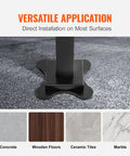 Heavy Duty Aluminum Outdoor Stair Handrail Rock Solid Deck Railing Adjustable Angles supports installation on various surfaces.