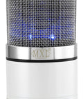 Condenser Microphone For Podcasting And Streaming With Blue LED Lights For Singing And Gaming XLR Studio Mic For Home Recording
