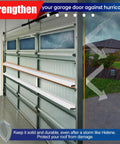 16 Foot Garage Door Reinforcement Kit Built Tough With Heavy Duty Steel Bracket System To Stop Sagging And Warping