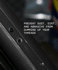 Gun Plug Screw Set For Rifle And Shotgun Receivers That Snaps Into Factory Optics Ports With A Dead Nuts Seal In Six Forty Eight And Eight Forty Zero Threads showing tight seal covering mounting taps.