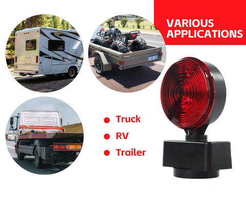Magnetic One LED Trailer Tail Towing Light Kit With DOT Turn Brake Parking Lights for Truck RV Boat Car Bike And Trailer