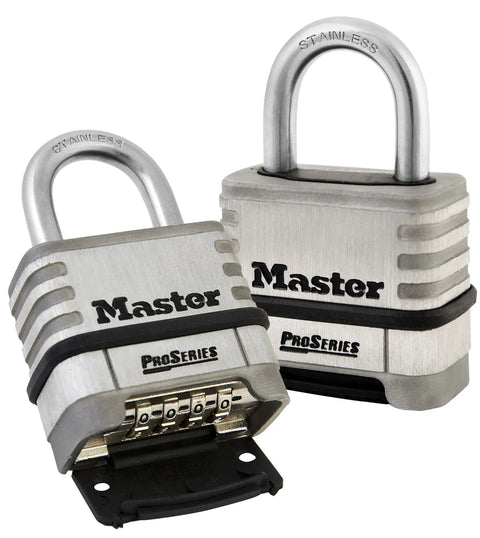 Resettable 4 Dial Padlock For Indoor And Outdoor Use Perfect For Construction Sites, equipment, manufacturing, industrial gates