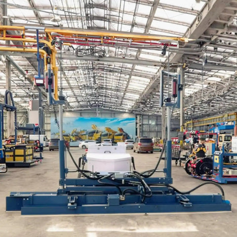 Automated Concrete Screed Machine For No Fuss Warehouse Flooring And Paving Jobs, Customizable Configurations, Continuous Elevation Scan, Heavy Duty Tool For Farming, Construction, And Land Management, High Quality Build And Durable in warehouse