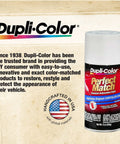 Dupli-Color Perfect Match automotive spray paint for Chrysler, 8 oz can, slogan about color-matched products and DIY use.