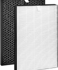 Replacement Filter Set For Air Purifier Series 1000 And 1000i With True HEPA Filter And Activated Carbon, Reducing Gases And Odors