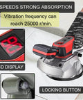 Pro Grade 18V Tile Vibration Tool Handheld With 8 Speed Settings And 25000 RPM, 150W Power, digital display detail