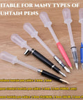 Fountain Pen Cleaning Kit With Nibs Cleaner for smooth ink flow across various pen calibers.