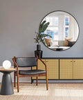 Rondo Round Table Lamp With Glass Ball Shade For Living Room Bedroom Dorm Or Office 60W 8 Inch White Frosted Opal Globe Light on side table.