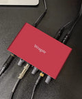 Red USB Audio Interface For PC With 24 Bit 192 KHz Resolution Plug And Play XLR Input 48V Phantom Power Noise Free Sound