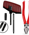Japan Made 2 Piece 8 Inch Linesman Pliers And Recessed Screw Extractor Set for stripped damaged rusty screws nuts and bolts