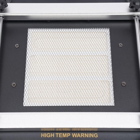 High Power Soldering Hot Plate 110V 450W with LED Digital PID Temperature Control, heating surface view