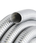 Half Inch Galvanized Steel Flexible Conduit, 25 Foot Roll, Built For Tight Spots, Smooth Interior For Easy Wire Pull, Greenfield