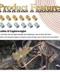 25 Ft Five Sixteenths Inch Brake Line Kit with copper-plated tubing and inverted tube nuts for car brake repair installation.