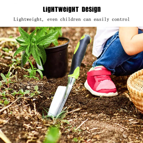 Garden Trowel And Wide Hand Shovel With Pointed Tip And Soft Rubberized Non Slip Ergonomic Handle for planting in soil