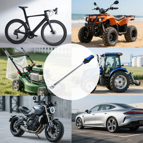 14.5 Inch Steel Tire Spoons Tire Changing Kit For Motorcycle Dirt Bike Lawn Tractor Bicycle and More, multi-use context