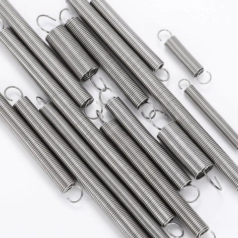 20 Pack Stainless Steel Extension Springs With Dual Hooks For DIY Home Furniture Repair 0.3mm Wire Diameter 3mm Outer Diameter 30mm Length