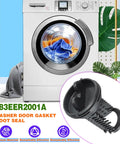 Washer Drain Pump Filter Assembly For LG Kenmore Washers Replacement AP4440367 383EER2001A black plastic filter part