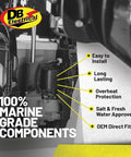 Tilt And Trim Motor Replacement For Mercury Mercruiser Stainless Steel Frame 14336A15 14336A20 12V Aftermarket Unit