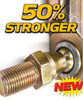 Heavy Duty Crimped Ball Joint Ends Upgrade Beefed Up For Cub Cadet And MTD Tractors With Zinc Yellow Coating Rust Protection And Heavy Duty Tie Rod End Seal For Improved Strength And Long Lasting Performance, threaded end