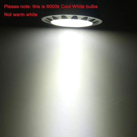 MR16 LED Bulbs 5W 6000K Daylight For 12V GU5.3 Low Voltage Track And Landscape Lighting Not Dimmable 450 Lumens 38 Degree Beam