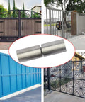 5-inch weldable barrel hinge for steel gates; close-up view showing 3/4 in pin and 1400 lb capacity (2 pcs)