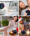 Shower Speaker Pro Upgraded IPX7 Waterproof Bluetooth Speaker with 8W Crystal Sound and Rich Bass, gift box packaging.