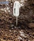 Soil Temperature Sensor With Waterproof IP65 Probe And LCD Display, 11.8 Inch Stainless Steel Temperature Probe For Garden