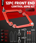 Ram 1500 4WD Front End Suspension Kit 12pc With 2 Upper Control Arms 2 Lower Ball Joints 2 Sway Bar Links 2 Boots Kit