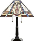 Stained Glass Pendant Lamp Fideles Collection 16x24 Inch Multi Color With 188 Glass Cuts UL Listed Traditional Meets Modern Art View