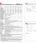 Heavy Duty 24V 2.2A 52.8W Industrial Switching Power Supply With 300VAC Surge Shield And Rock Solid Vibration Testing Certified Ul Tuv Ce specifications sheet.