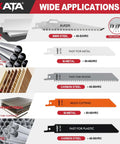 Five In One Folding Hand Saw For Drywall And More with blades for wood, metal, plastic, board, PVC; quick change design versatility