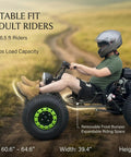 Adult on 212cc Gas Powered Off Road Go Kart With CVT Drive And 420 Chain F/N/R Electric And Pull Start AT19x7-8 Tires