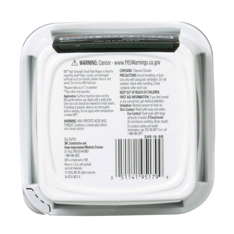 High Strength Spackling Compound 16 Oz For Quick Nail Hole Repairs, Primer Enhanced, 3X Faster Than Vinyl Spackling, No Shrinking Or Cracking, Resists Paint Flash, Great Hiding Power For Holes Up To 3 Inches