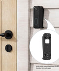Vinyl Siding Mount For All New 2nd Gen Video Doorbell Camera, Adjustable Corner Wedge Kit on 4 Inch Vinyl Siding, Black
