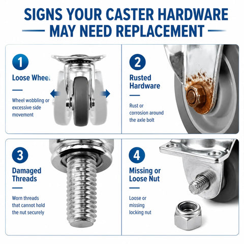 Real Deal Heavy Duty Caster Wheel Bolt Kit 5/16 18 Thread By 2.24 Inch Carbon Steel Fasteners Built Tough No Hassle For Shopping Carts Trolleys Hand Trucks Flatbed Replacement Hardware 50 Pack