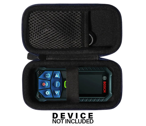 Rugged Carry Case For Bosch Laser Measure GLM165-25G Green-Beam And Blaze Series Grab-And-Go Protection Keeps Your Laser Safe On The Move Semi-Hard Shell Organizes And Protects GLM165-25G GLM27CGL 165 Blaze Also Fits GLM165-22 Blaze GLM20 GLM50 black PEVA case with laser measure inside
