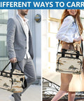 People carrying Desert Horseback Riding Insulated Lunch Bag, Leakproof Cooler Bag, Large Capacity Lunch Box for picnics and adventures