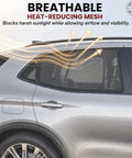 Kid Friendly Car Window Shades For Baby And Pets, Breathable Full Coverage Mesh, Privacy And Sun Heat Protection on SUV