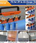 Three-station metal roofing edge roller for steel bending