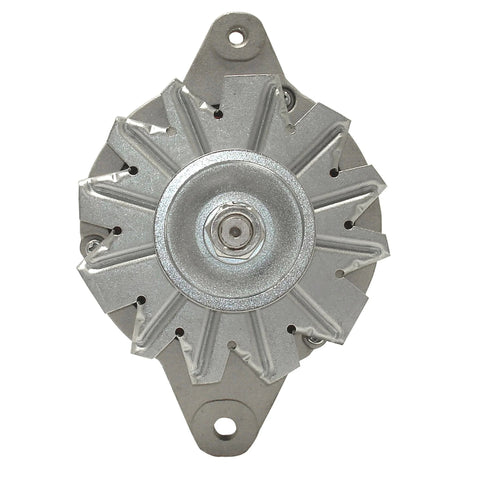 Front view of Remanufactured 334-1635 Alternator With High Temp Bearings, Double Lip Rubber Seals, and tested rotors for smooth power.